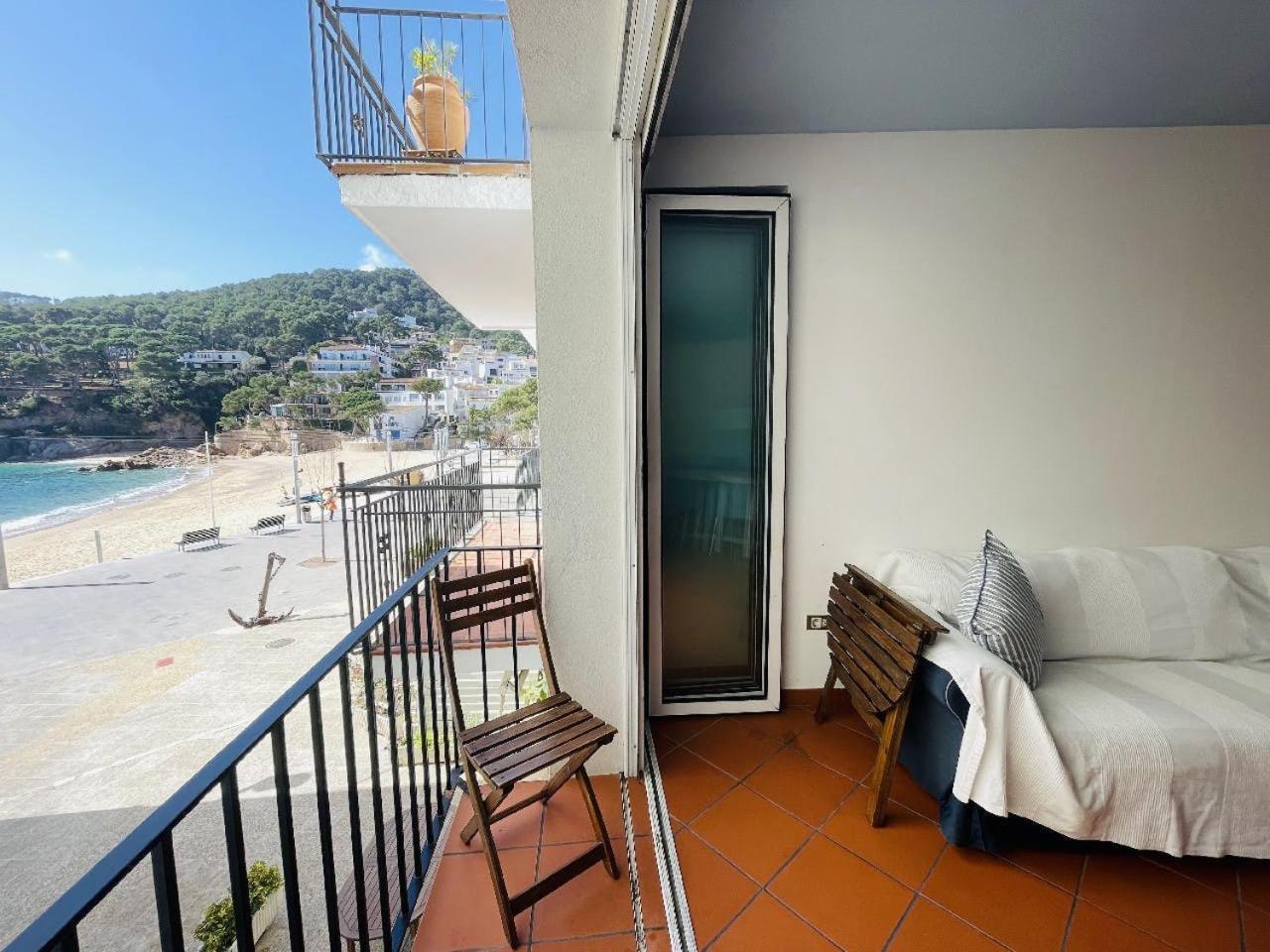 Tamariu Beach 1: Beachfront Wifi Up To 6 Ppl Extérieur photo