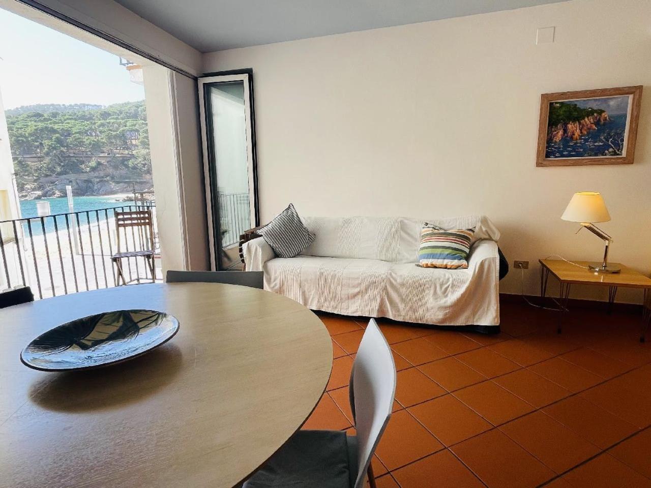 Tamariu Beach 1: Beachfront Wifi Up To 6 Ppl Extérieur photo