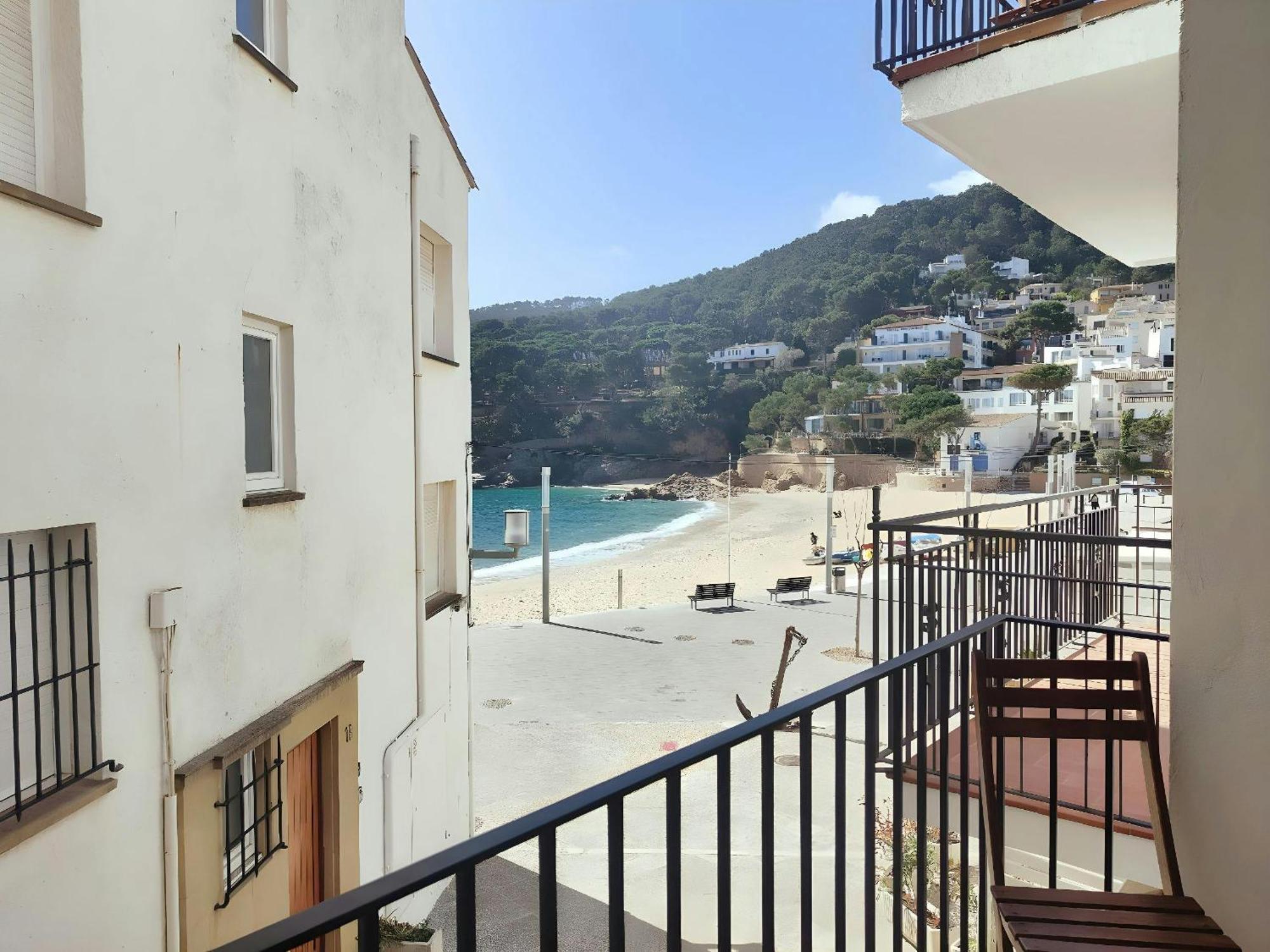 Tamariu Beach 1: Beachfront Wifi Up To 6 Ppl Extérieur photo
