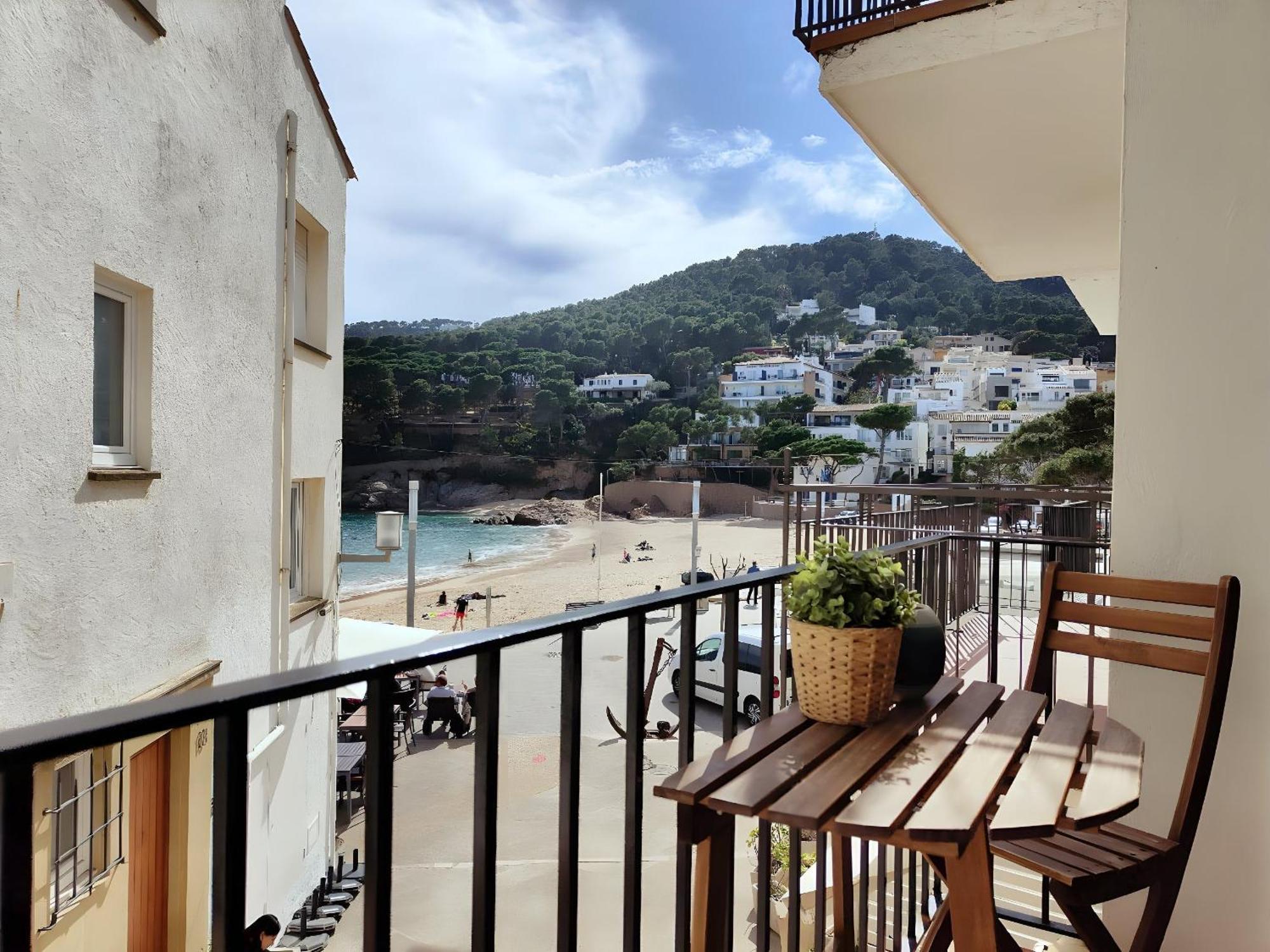 Tamariu Beach 1: Beachfront Wifi Up To 6 Ppl Extérieur photo