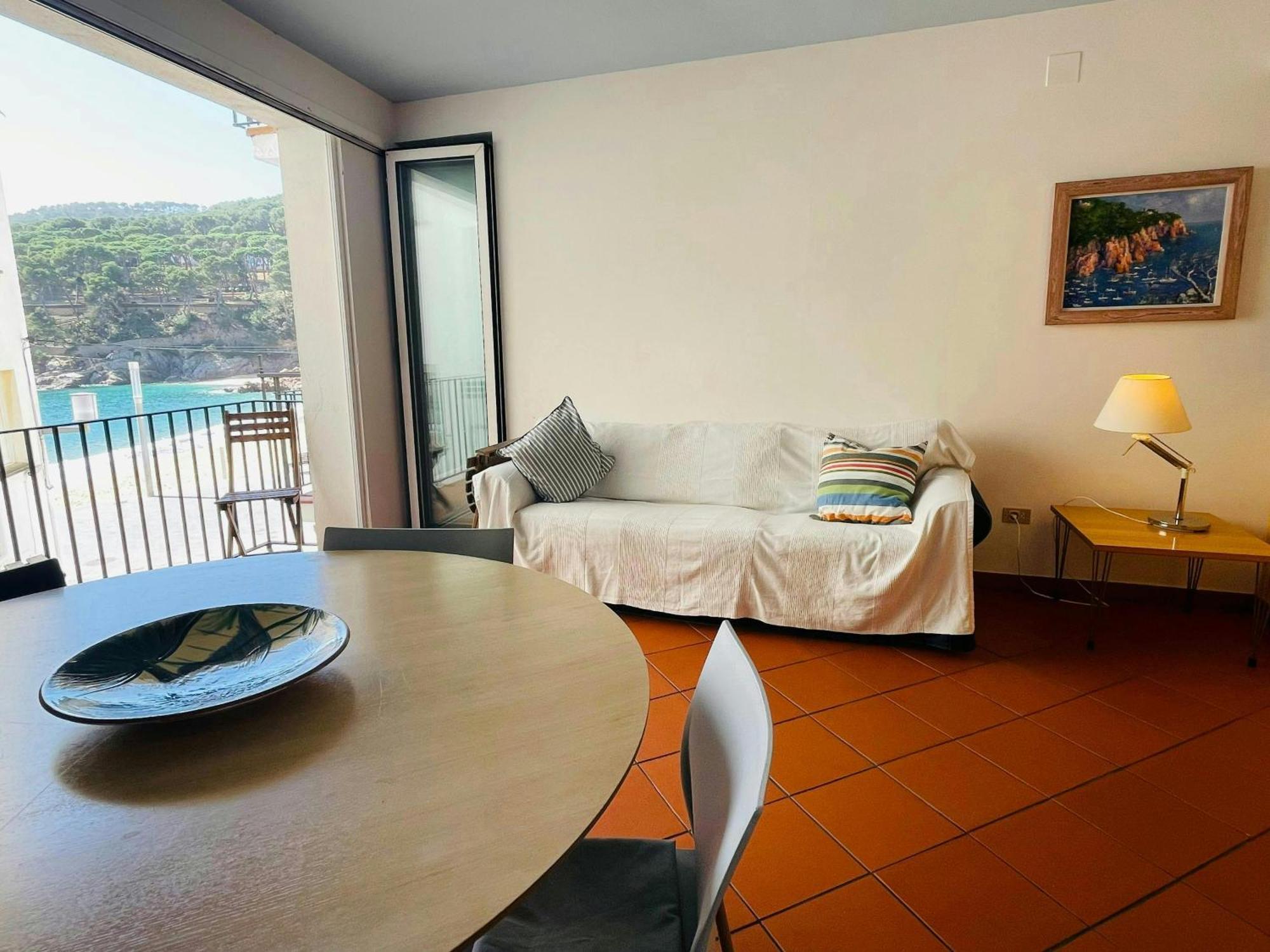 Tamariu Beach 1: Beachfront Wifi Up To 6 Ppl Extérieur photo