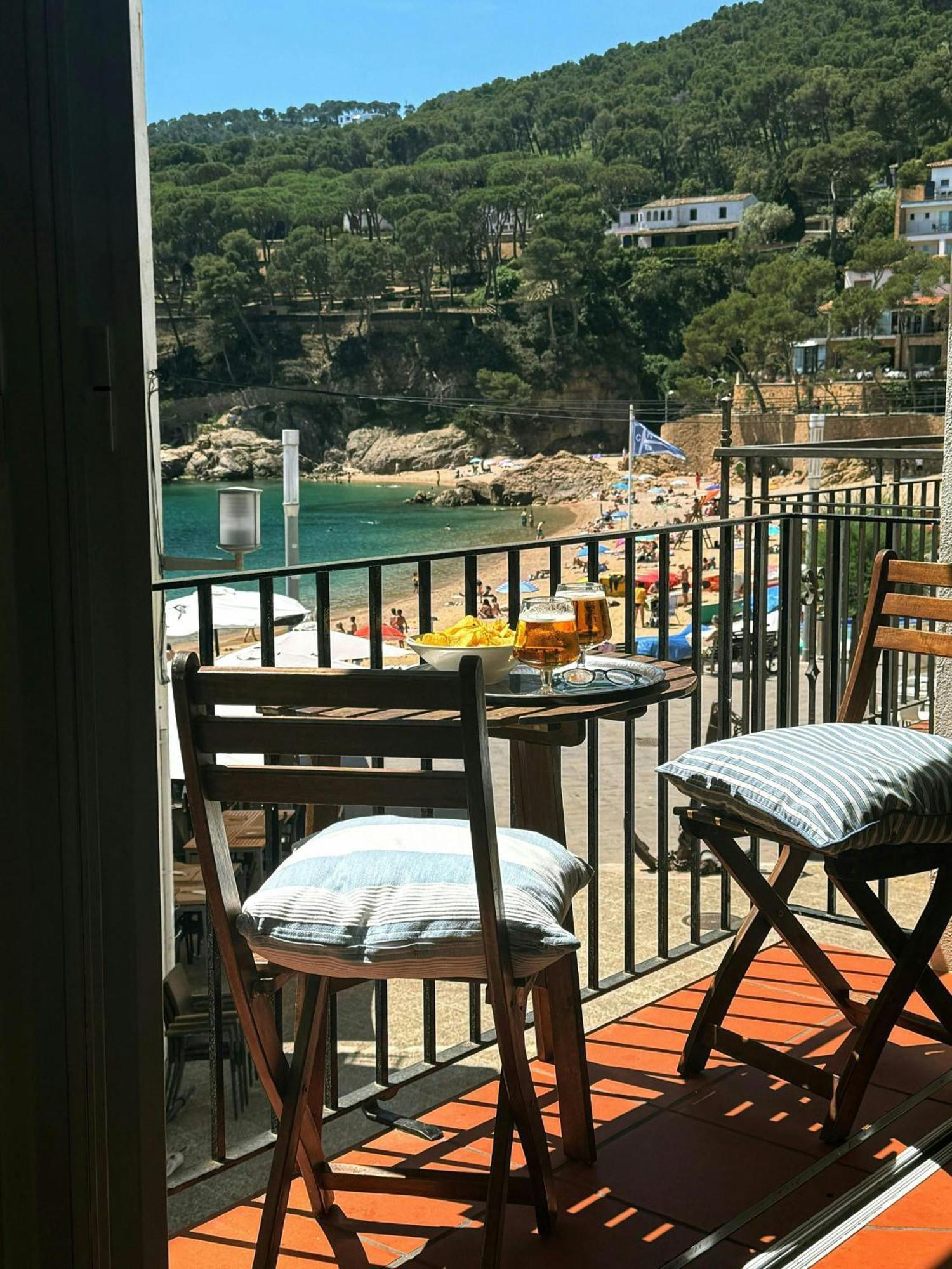 Tamariu Beach 1: Beachfront Wifi Up To 6 Ppl Extérieur photo